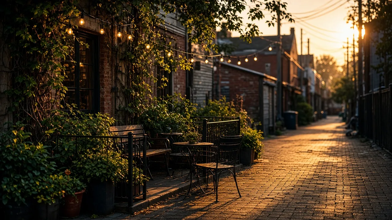 Stock plate cafe-patio